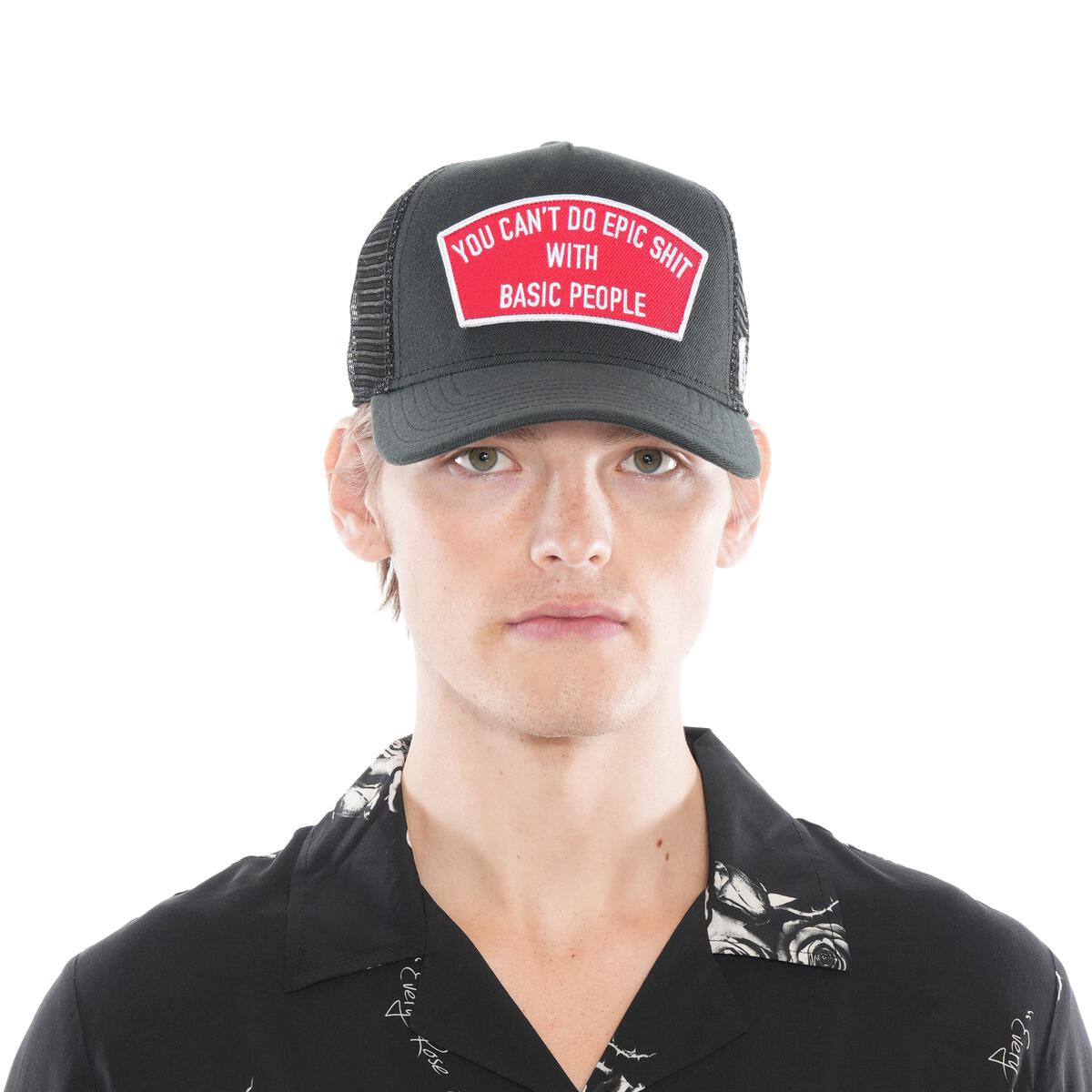 CULT EPIC SHIT MESH BACK TRUCKER CURVED VISOR (623AC-CH36A)