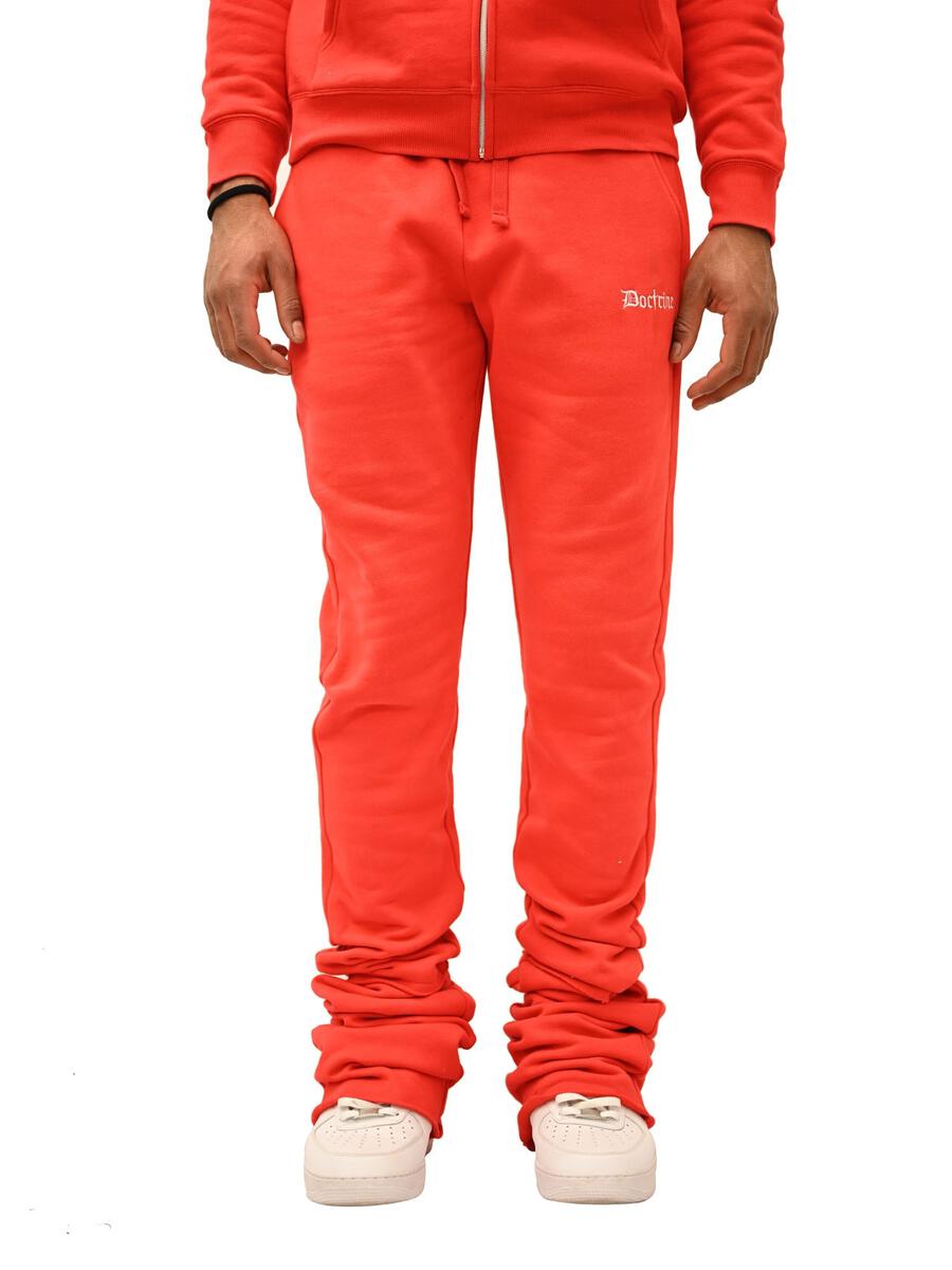DOCTRINE STAKED DAGGER JOGGER (DB0024) RED