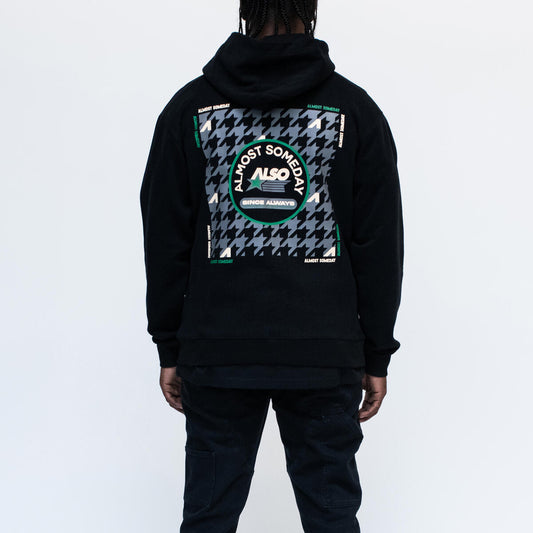 ALMOST SOMEDAY CAPITAL HOODIE 'BLACK'