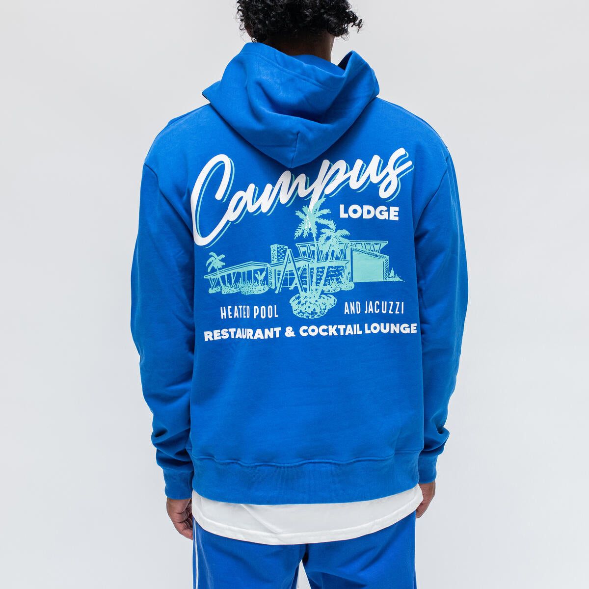 CAMPUS Resort Hoodie (s2-014)-BLUE