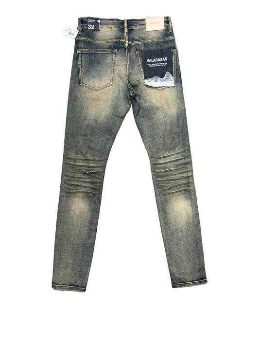 VALABASAS "MR. CLEAN 2.0" BLU SPORCO DENIM SKINNY (VLBS1117-08)