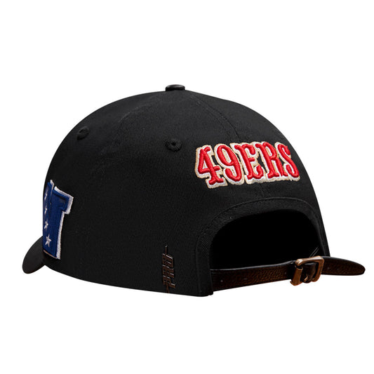 SAN FRANCISCO 49ERS OLD ENGLISH DAD HAT (FS47410350) BLACK