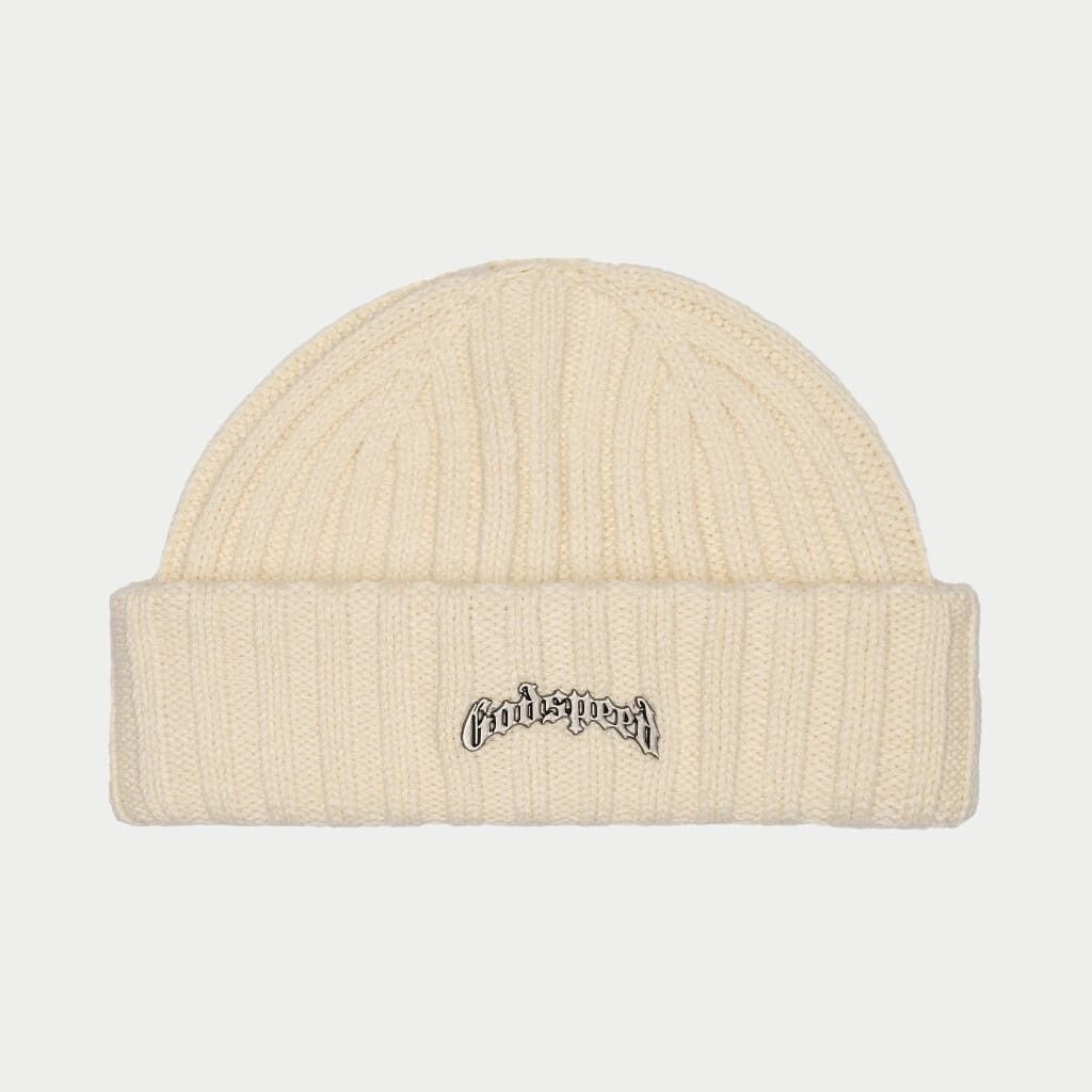 GODSPEED Og Logo Emblem Beanie (CREME)