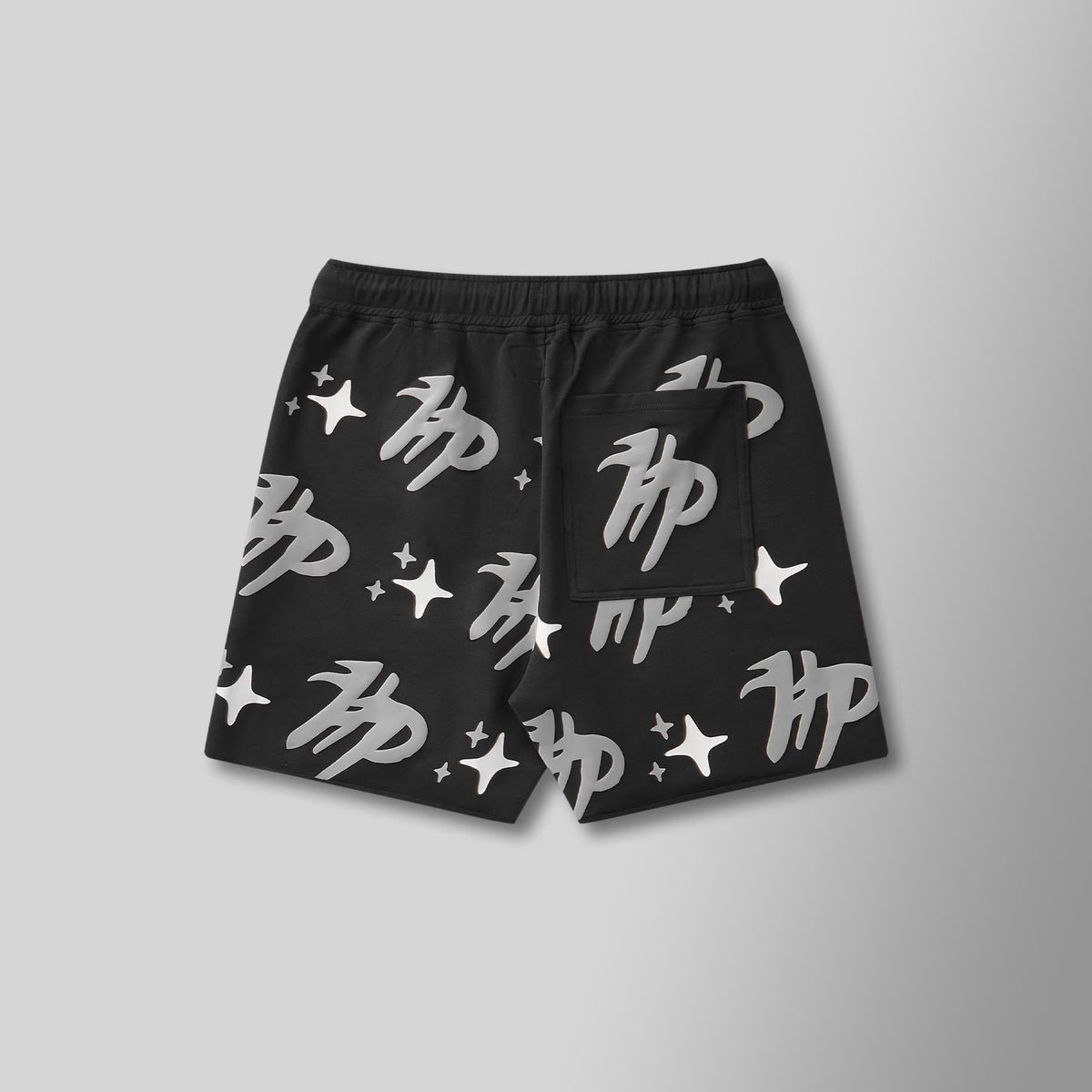 HYDE PARK PUFF THE MAGIC PATTERN SHORTS - BLACK