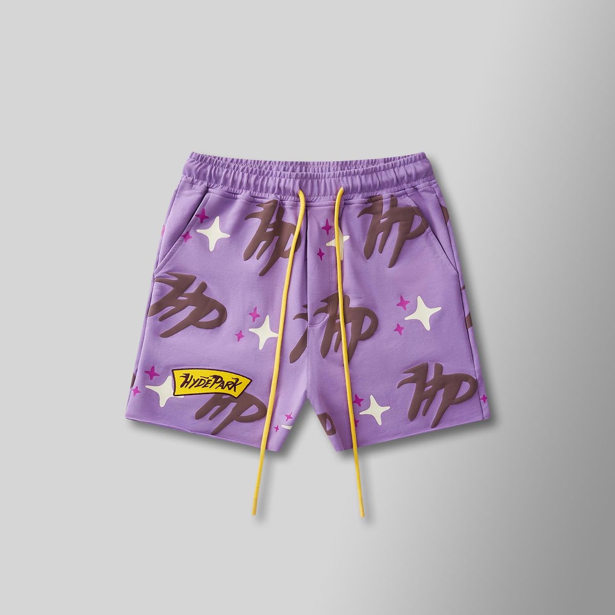 HYDE PARK PUFF THE MAGIC PATTERN SHORTS - PURPLE