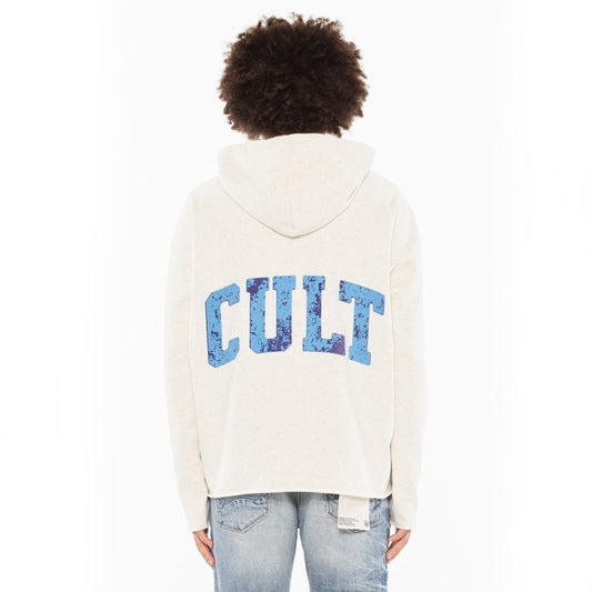 CULT PULLOVER NOVELTY SWEATSHIRT (625A2-PH19D)-CREAM HEATHER