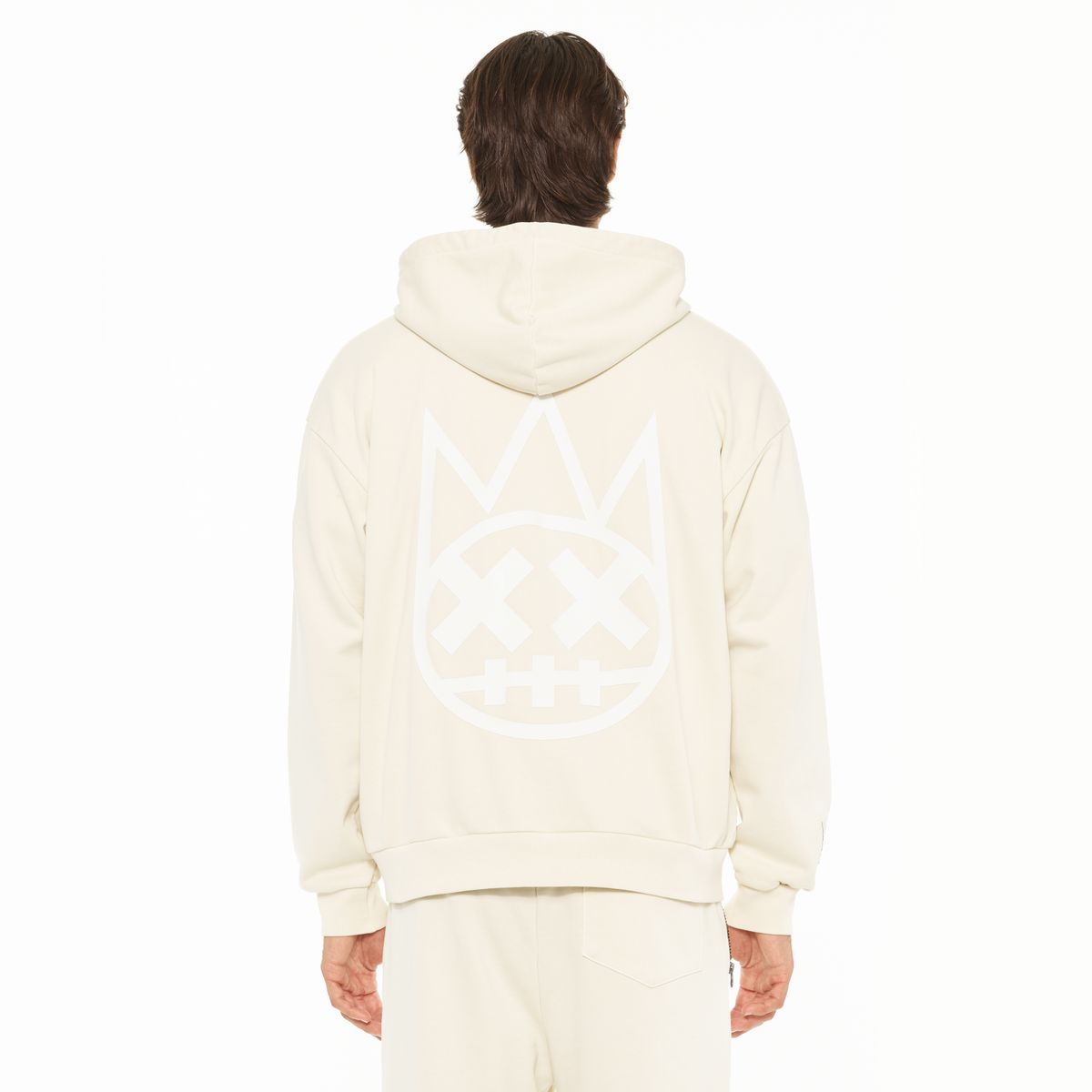 CULT ZIP HOODED SWEATSHIRT(625AC-ZH13B) WINTER WHITE
