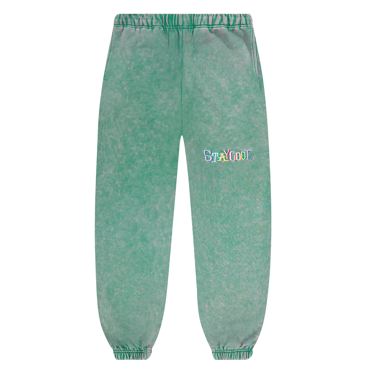 STAY COOL WS Tribal Acid Wash Sweatpants (Kelly)