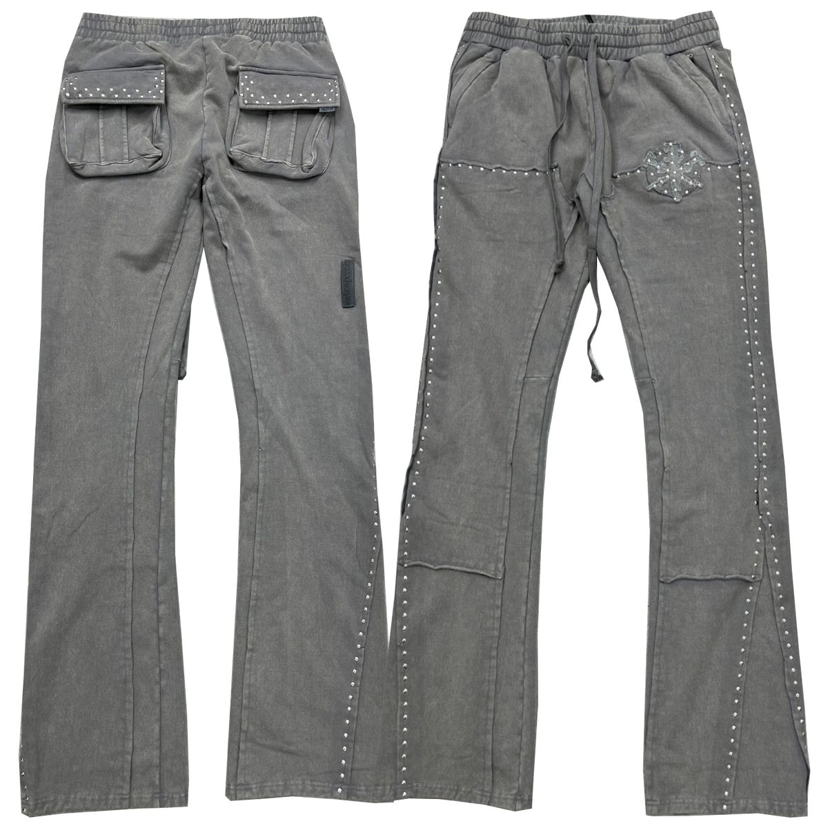 Hudson Jogger 586 Studded Fleece Flair Grey