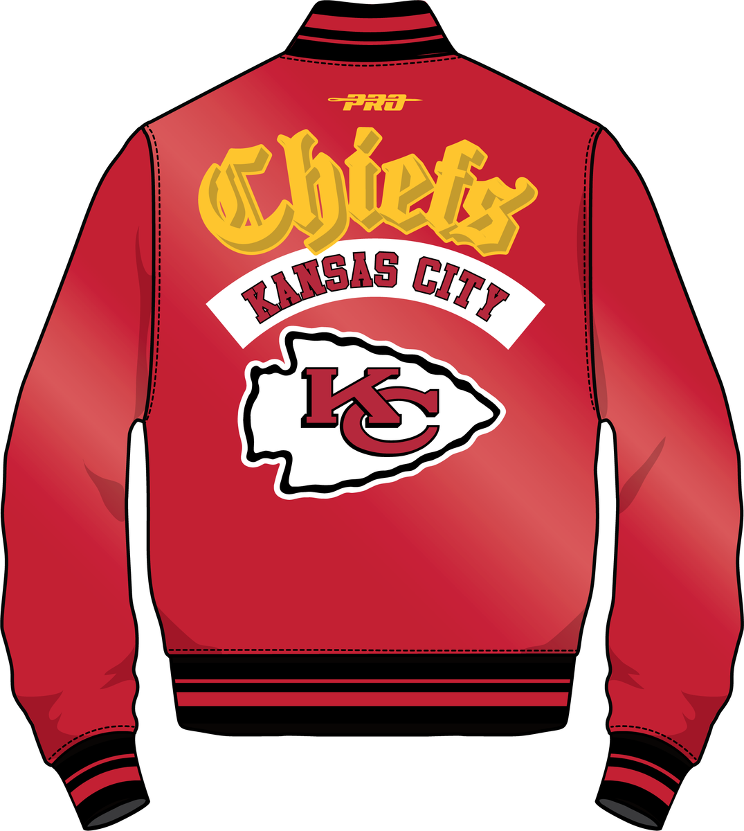 KANSAS CITY CHIEFS BEST OF M RIB SATIN JACKET (FKC6410984)