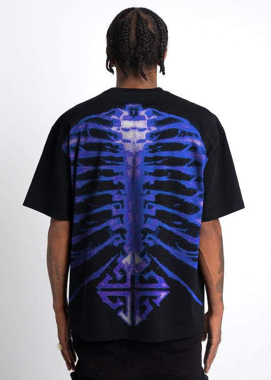 GUAPI DEMONS INSIDE TEE V2-BLACK/BLUE
