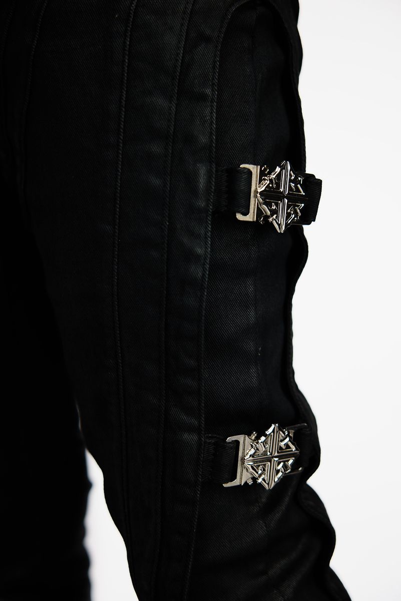 GUAPI Obsidian Black Buckle Denim