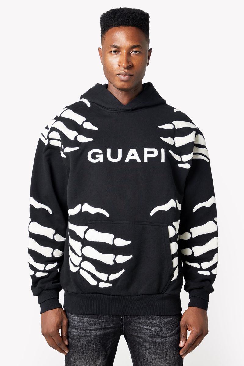 GUAPI Obsidian Black Hell Dragger Hoodie