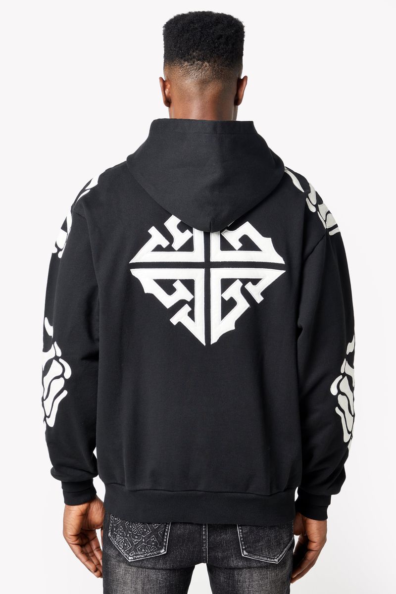 GUAPI Obsidian Black Hell Dragger Hoodie