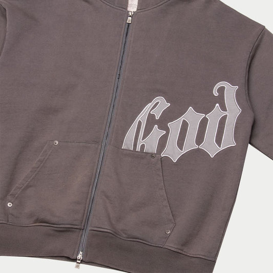 GOD SPEED OG Logo Sweatsuit V2 (Stone Grey)