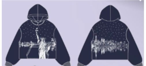 MR-1008 (LIbertad (Navy Blue) Hoodie)