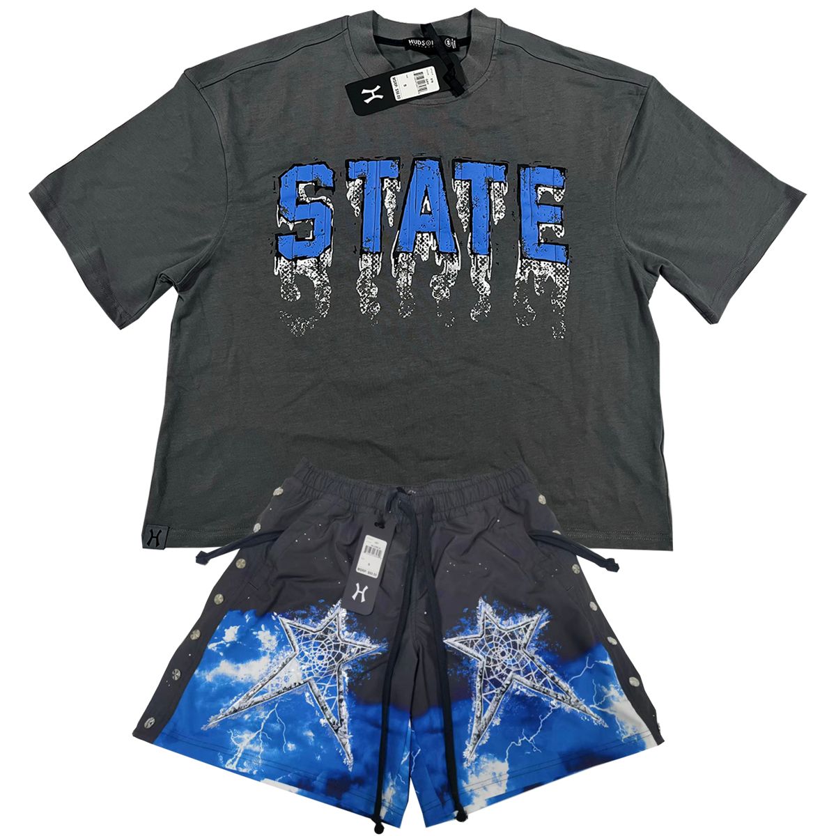 HUDSON STATE TEE 285GSM (578) GREY