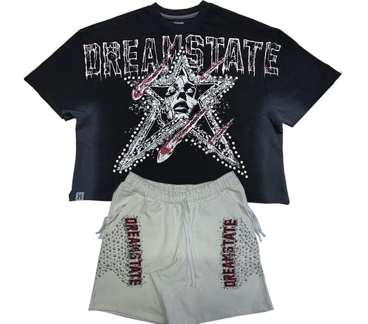 HUDSON DREAMSTATE TEE 320GSM (579) BLACK