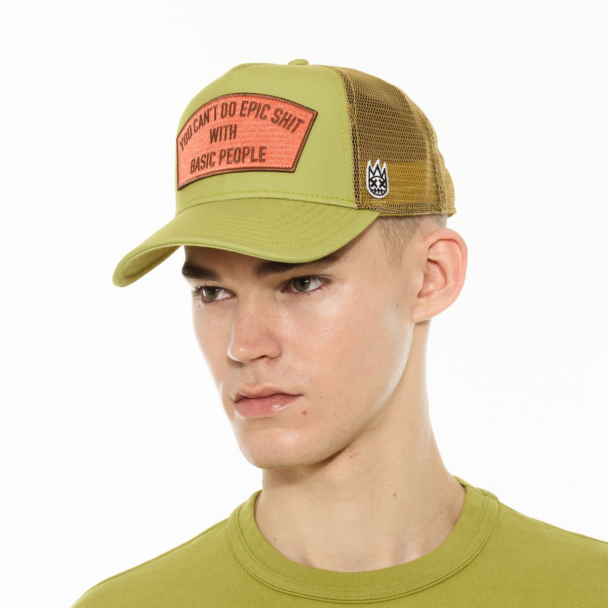 CULT LOGO MESH BACK TRUCKER HAT "CANT DO EPIC SHIT"(625BC-CH72A)