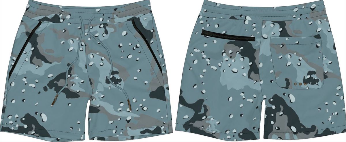 KI DENIM DESERT STORM NYLON SHORT (KDSH001)