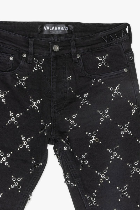 VALABASAS "POP" STACKED (VLBS-VJ5-1002) BLK WASHED