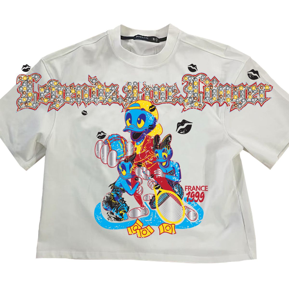 HUDSON LEGENDS TEE 285GSM (593) WHITE