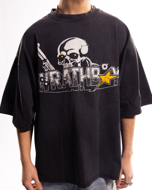 WRATHBOY GET EVEN TSHIRT (WB05-094-BLK)