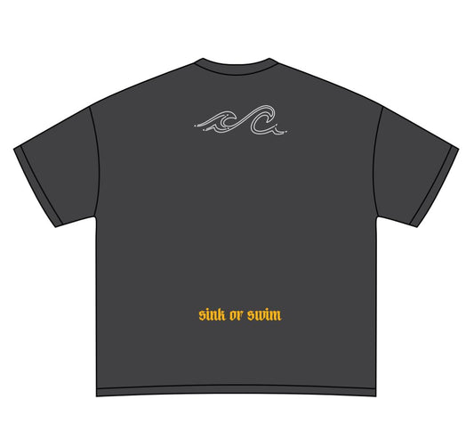 MR WAVE FATAL SEAS TEE MR-5005 (BLACK)