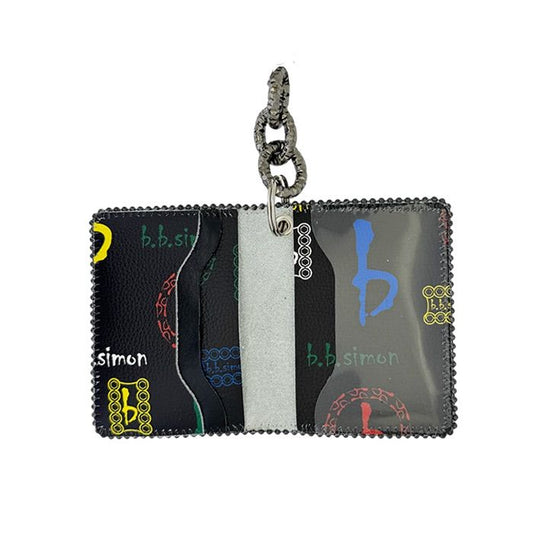 B.B SIMON WALLET/CHAIN WAL-R62-MULTI-BF-CH9