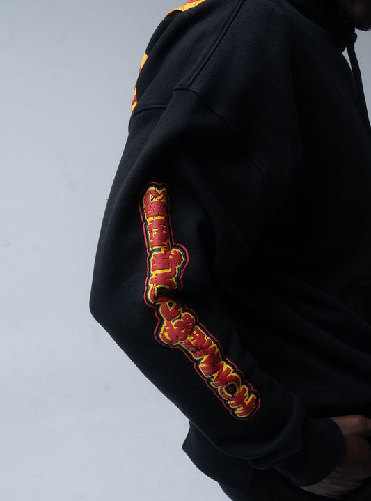 HUDSON HOMME HOODY (549)-BLK