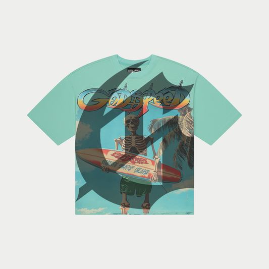 GOD SPEED Miami surf club (Teal)