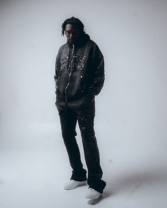 HUDSON Colere Bones Flair Jogger Black 620-BLACK