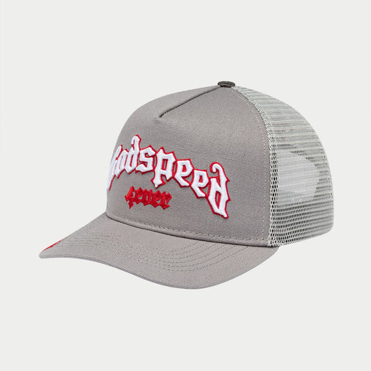 GS FOREVER TRUCKER HAT (GREY/RED)