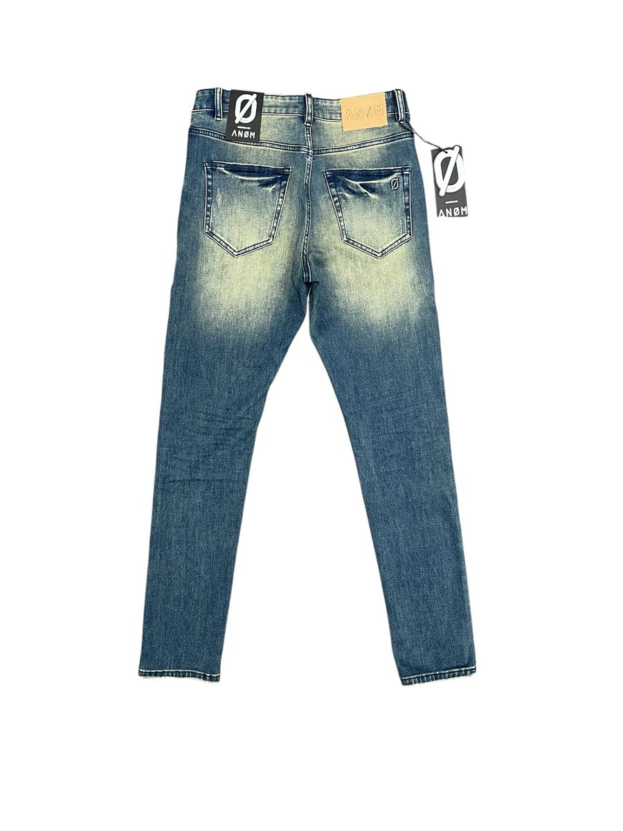 ANOM 360 Skinny Jeans - Vintage Blue Wash