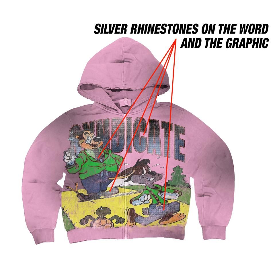 Syndicate "HS" HOODY - PINK OS SSH-3(2)-PINK