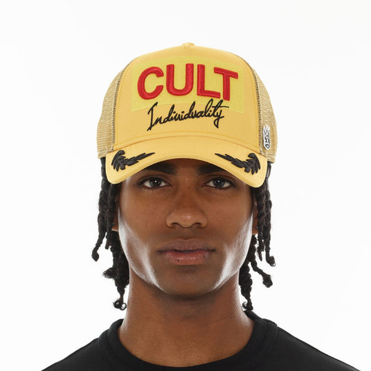 CULT MESH BACK TRUCKER HAT "RACING" (626AC-CH63A)