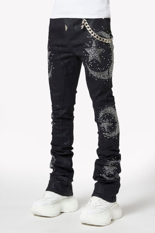 GUAPI Waxed Calligraphy Denim