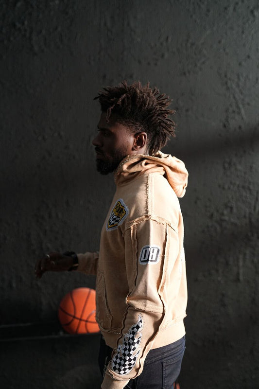 ELITE Strong Washed Rhinestone Hoodie 1071-D