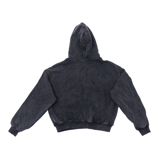 Syndicate "WEB" ZIP UP-BLK WASH (SYNH_29 (2))
