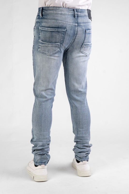 SUPER STRETCH SKINNY - CHALK WASH (DZTR-520 CHALK WASH)