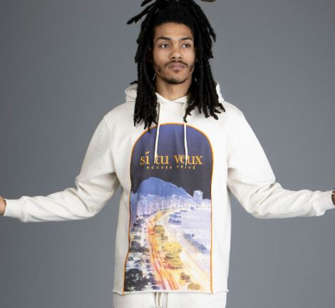 RIVIERA HOODIE (TV0101) HEATHER OATMEAL