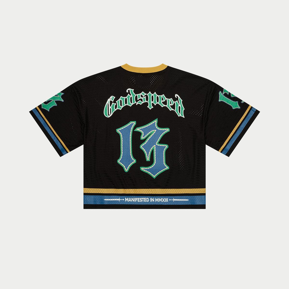 GODSPEED First Down Jersey (Black/Yellow/Blue)