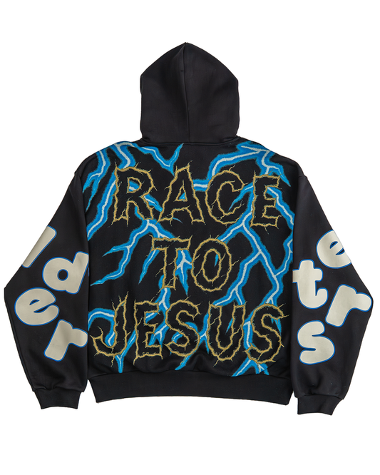 RED LETTERS Race to Jesus V2 Scattered Hoodie