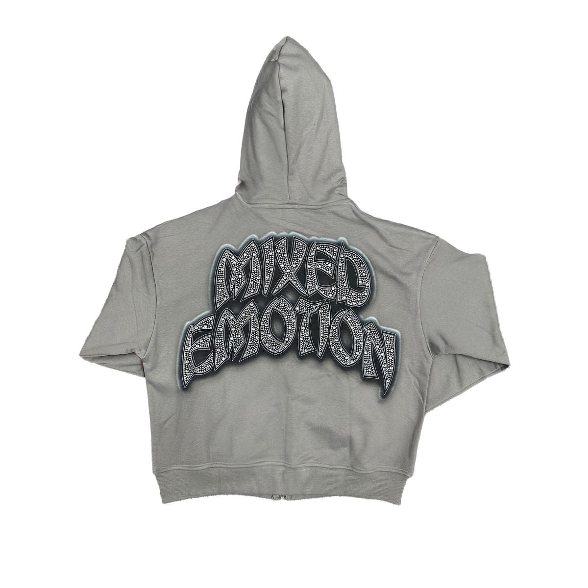 MIXED EMOTION ‘LAST RIDE’ RHINESTONE HOODIE