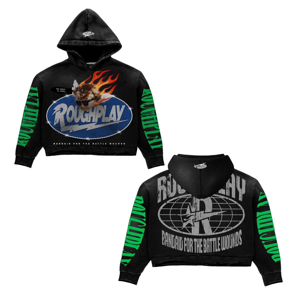 ROUGHPLAY SOULBOY HOODIE (BLK)