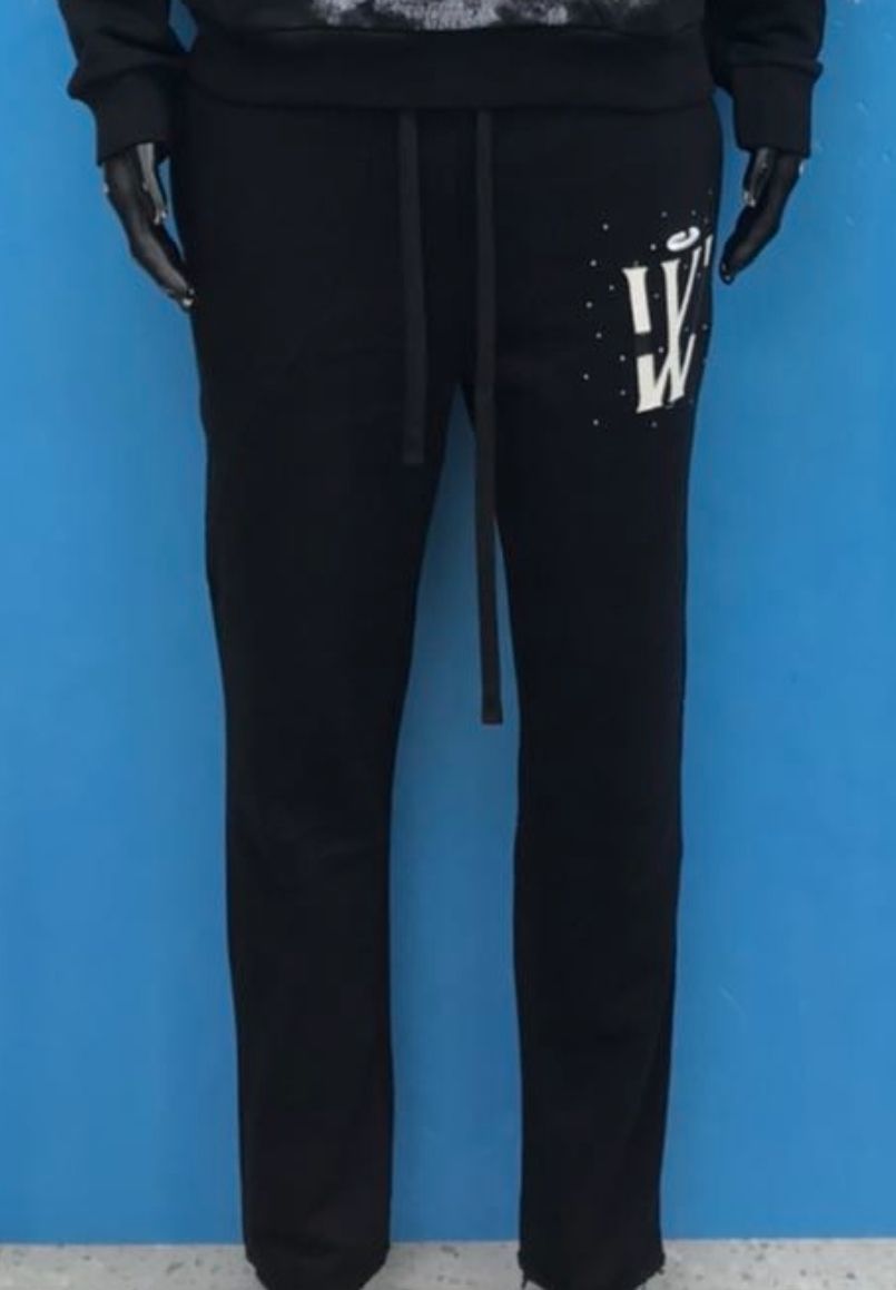 MR WAVE WDS CUT AND SEW (BLACK) PANT (WDS-9P005A)