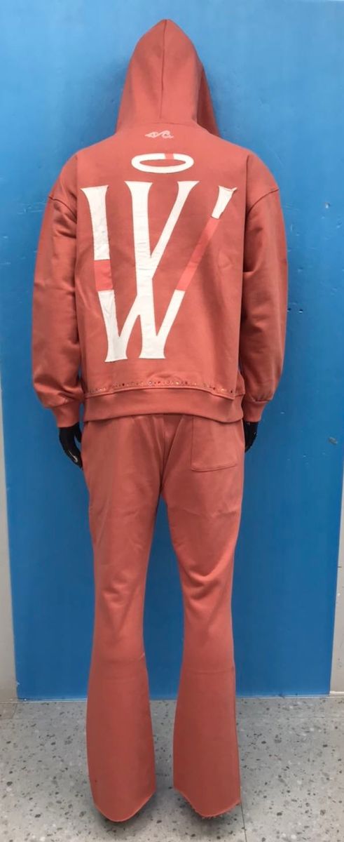 MR WAVE WDS BLESSED (SALMON) HOODIE (WDS-9H002A)