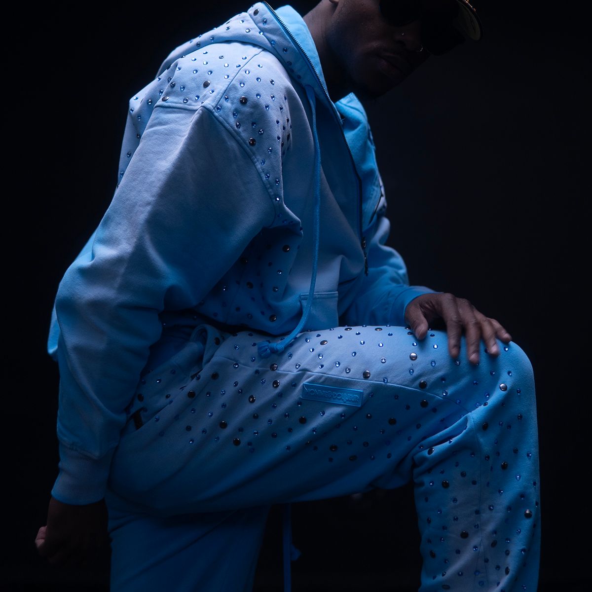 HUDSON STONES STUDS HOODY (637)