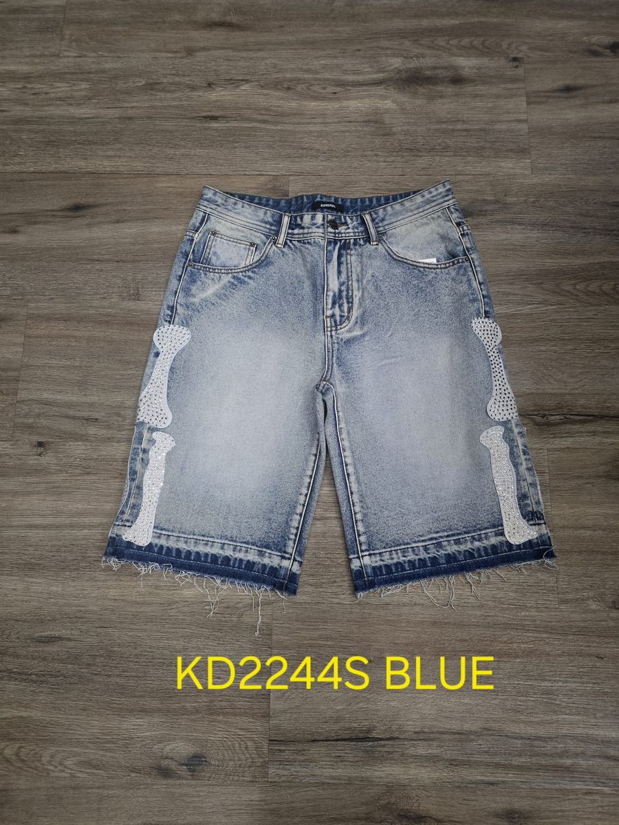 KINDRED PREMIUM SKELETON RHINESTONE SHORT (KD2244S)