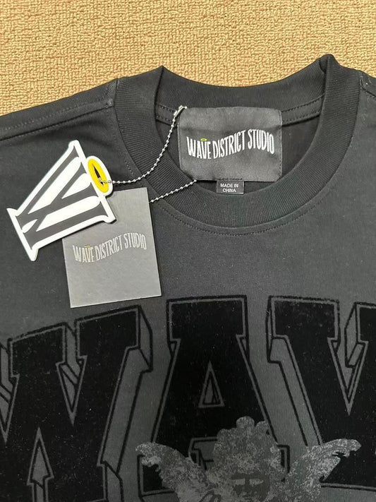 MR WAVE PICASSO (BLACK) T SHIRT